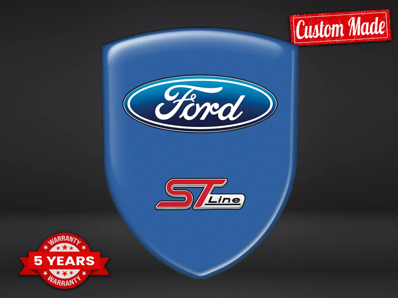 Ford Pegatina En Relieve Máximo Resistente Elegante Pro 